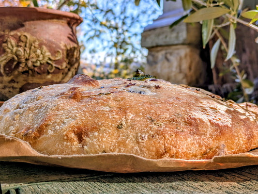 Roasted Garlic Olive Buck