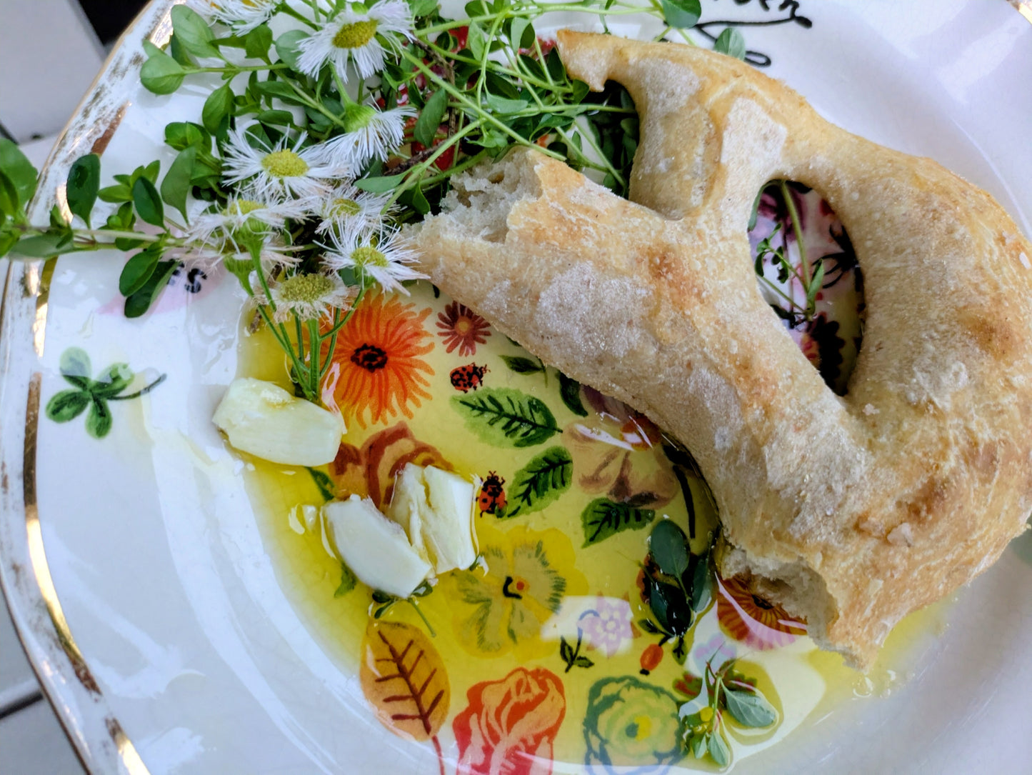 Fougasse- a rustic, chewy French flatbread