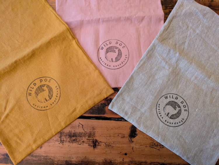 100% Linen Storage Bags