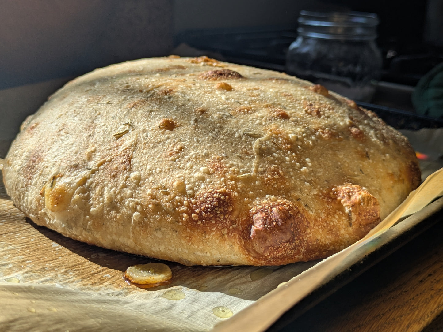 Roasted Garlic Rosemary Buck