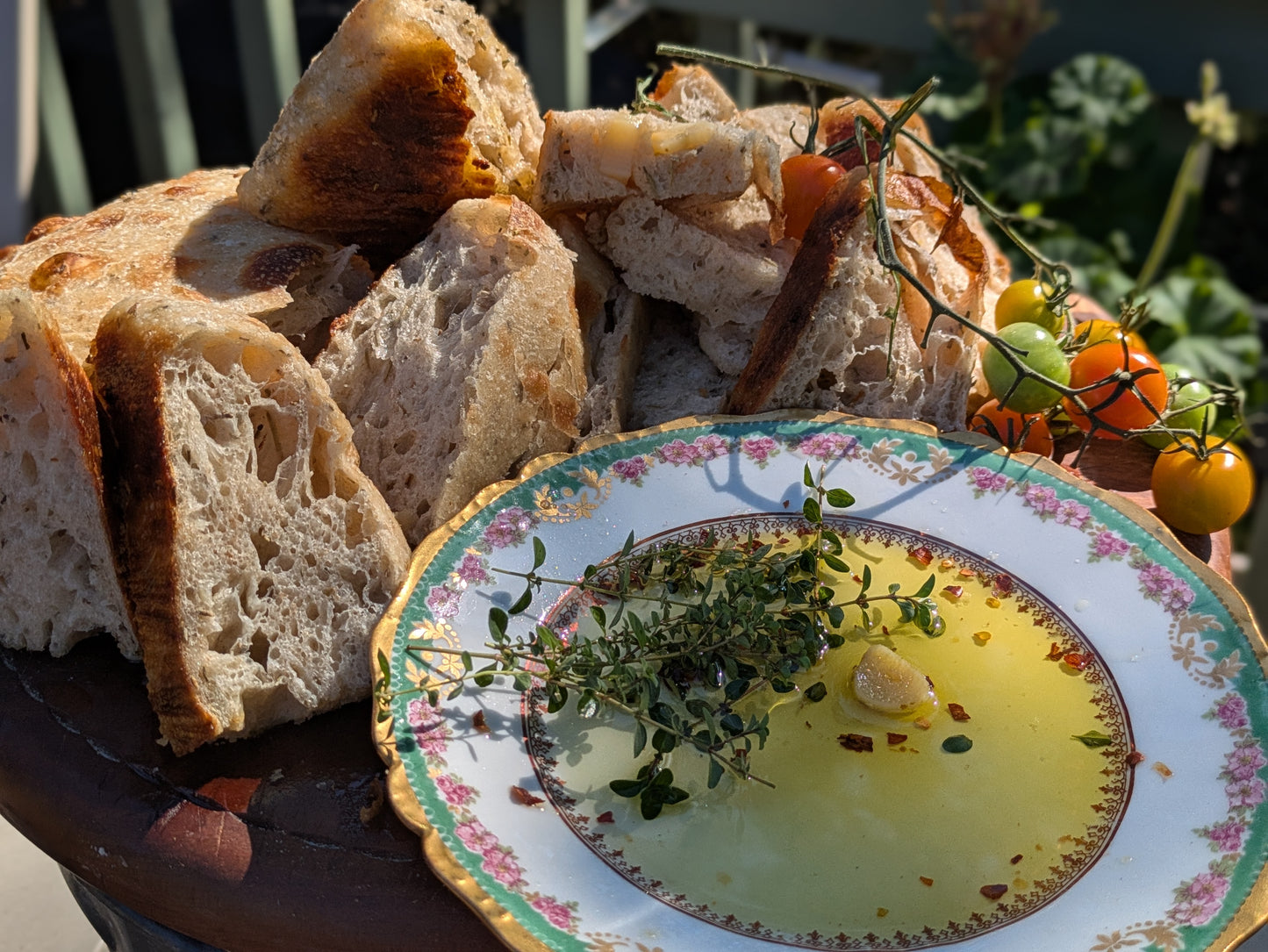 Roasted Garlic Rosemary Buck